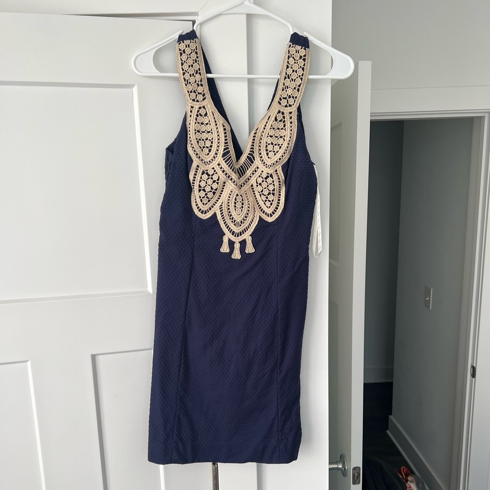Lilly Pulitzer Navy Timeless Dress